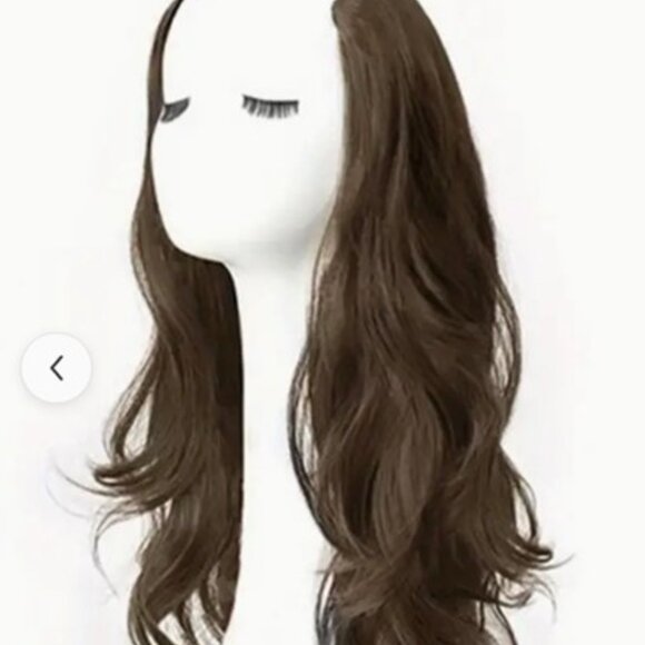 22 inch Long Wavy Synthetic Clip-In Hair - Picture 1 of 5